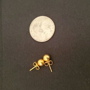 Gold tone studs